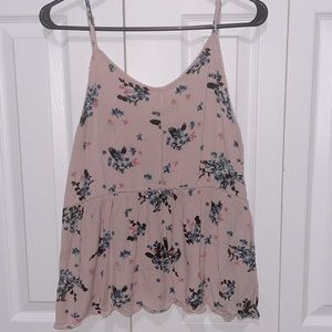 Maurices floral babydoll top